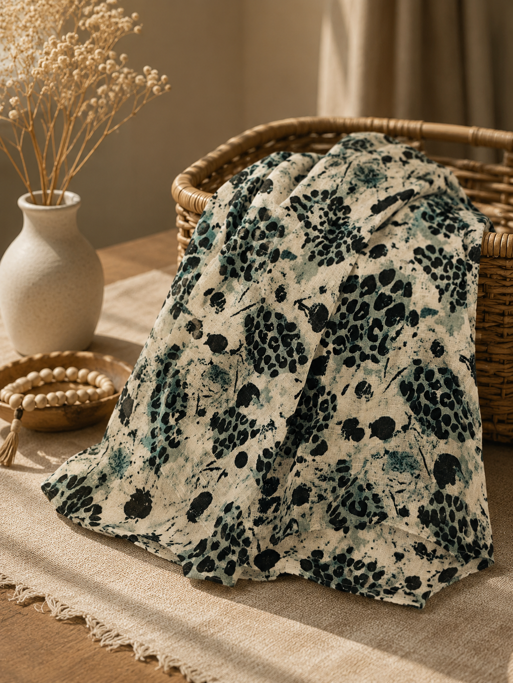 Turkish Textured Printed Lawn – Leopard Print