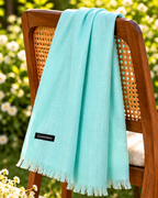 Turkish Lawn Hijab - Aqua Green | Soft Lightweight Scarf