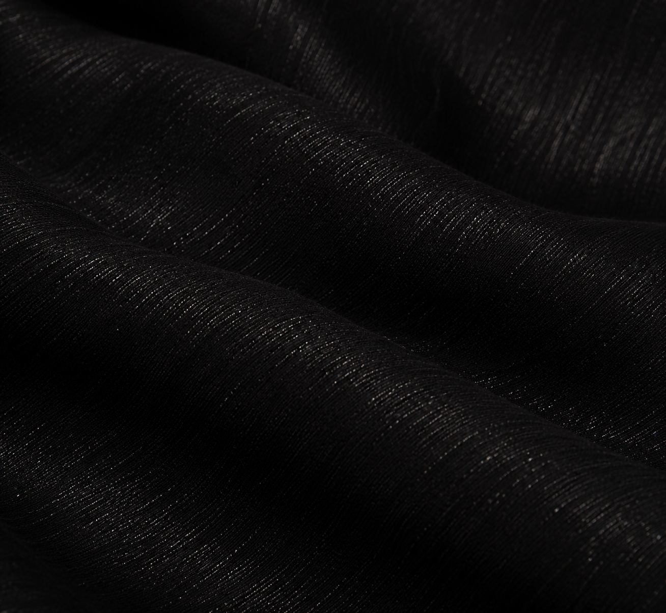 Luxe Silk Scarf - Black