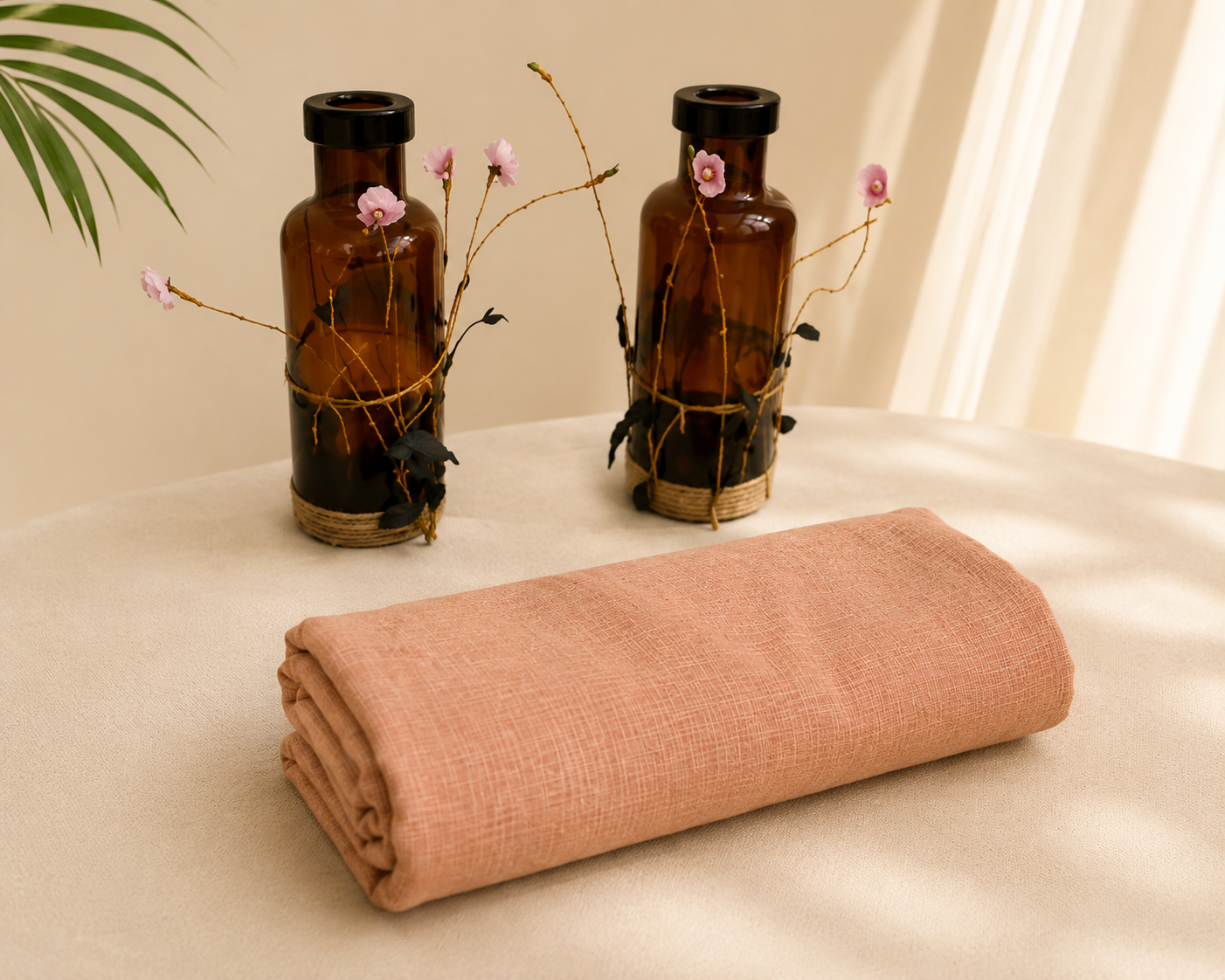 Butter Lawn Hijab – Blush Peach | Soft & Lightweight