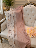 Malai Lawn printed hijab in Blush Pink – Ciyaab