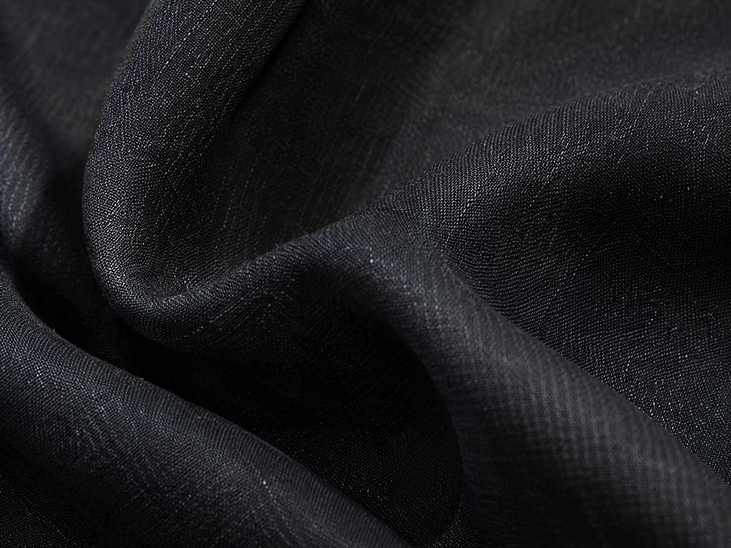 Luxe Silk Scarf - Charcoal Grey