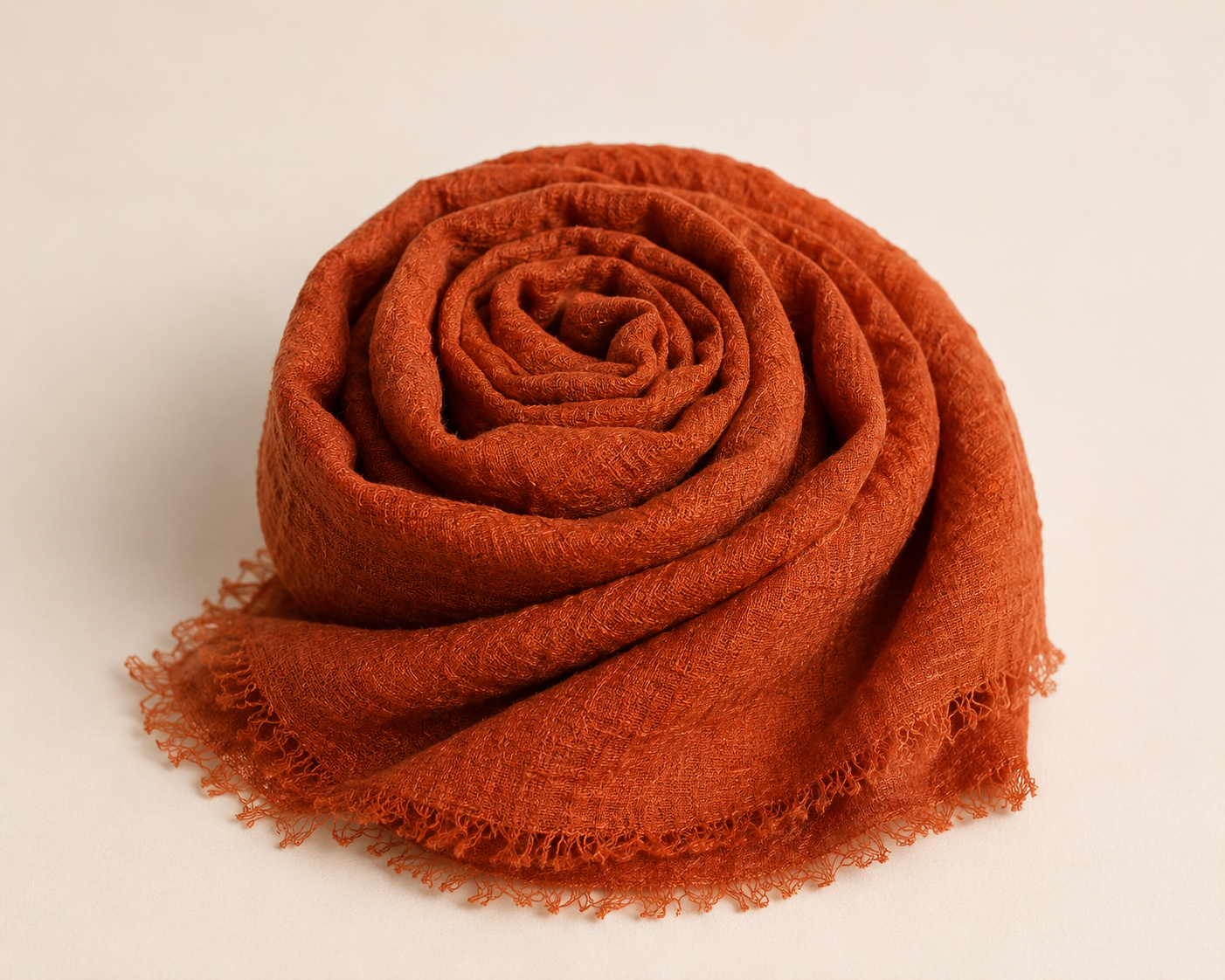 Crimps Hijab – Classic Copper | Lightweight Textured Scarf