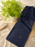 Turkish Lawn Hijab - Navy Blue | Soft Lightweight Scarf