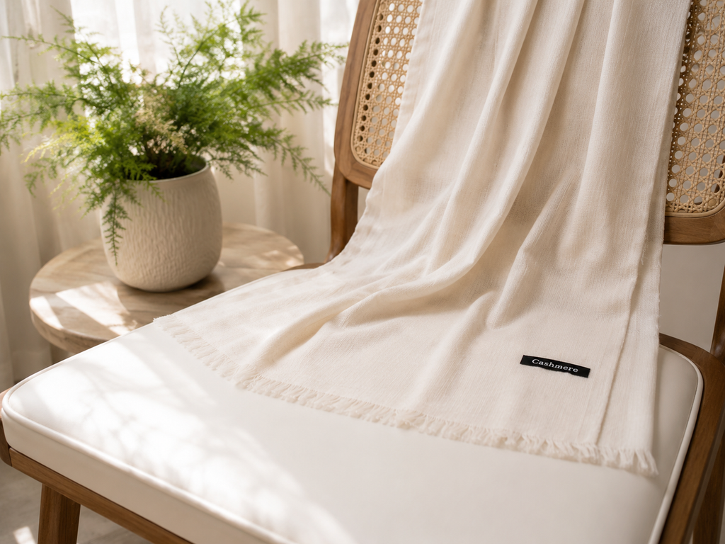 Turkish Lawn Hijab - Off-White | Soft Lightweight Scarf
