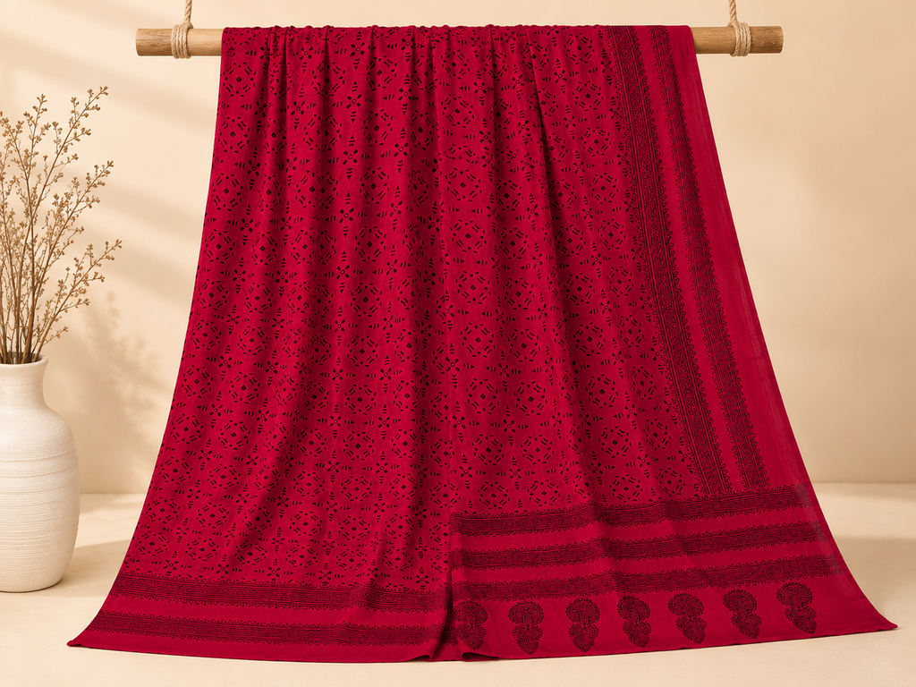 Hand Block Print Lawn 2 Piece