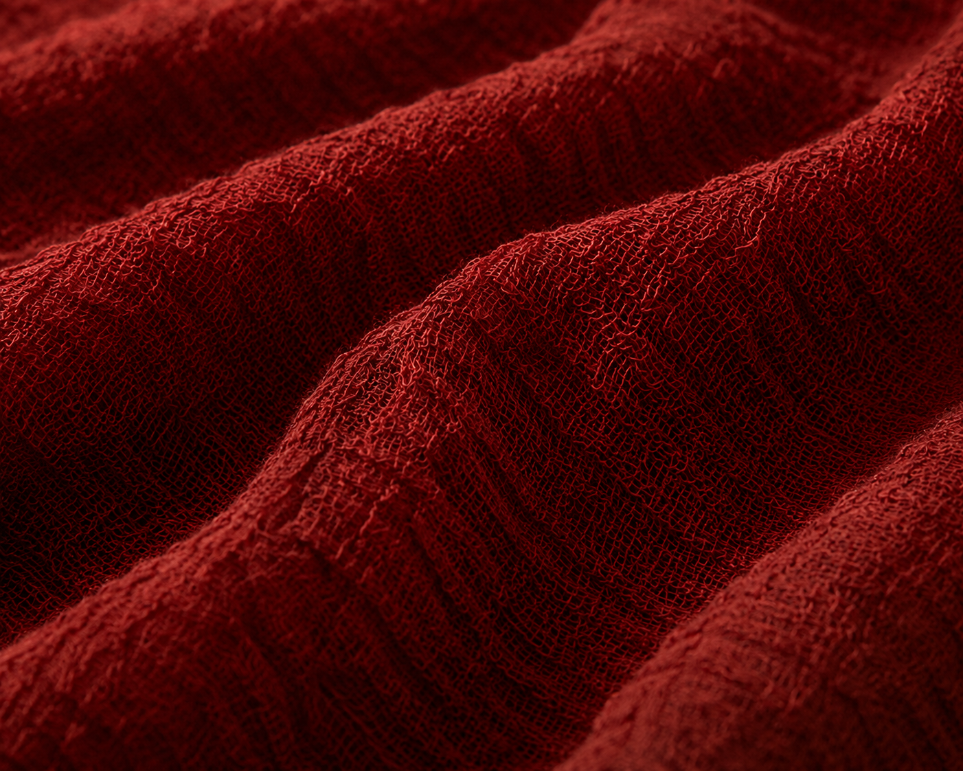 Crimps Hijab – Maroon | Lightweight Textured Scarf