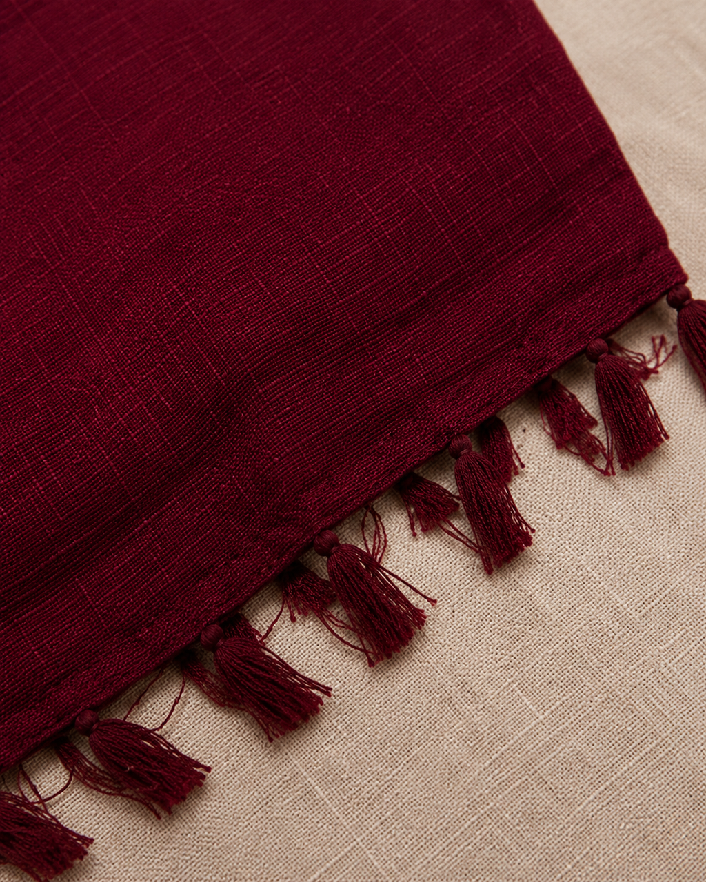 Butter Lawn Hijab – Deep Wine Maroon | Soft & Lightweight