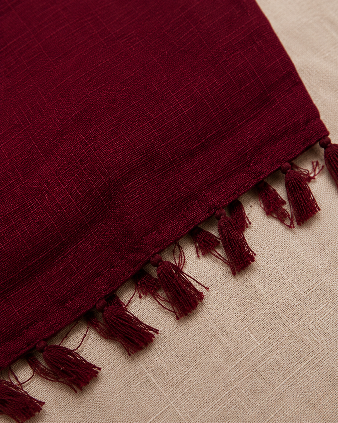 Butter Lawn Hijab – Deep Wine Maroon | Soft & Lightweight