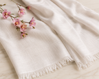 Turkish Lawn Hijab - White | Soft Lightweight Scarf
