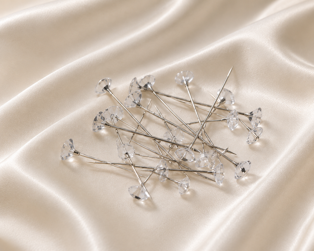 Pack of 25 Diamond Head Hijab Pins