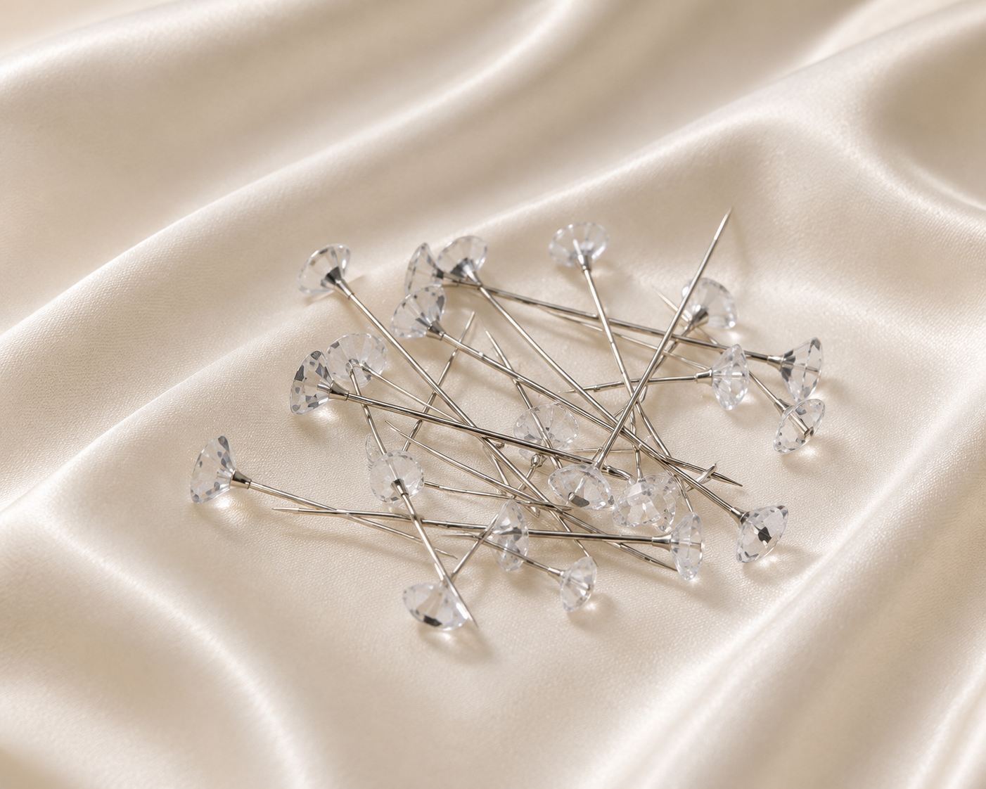 Pack of 25 Diamond Head Hijab Pins