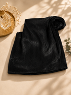 Luxe Silk Scarf - Black