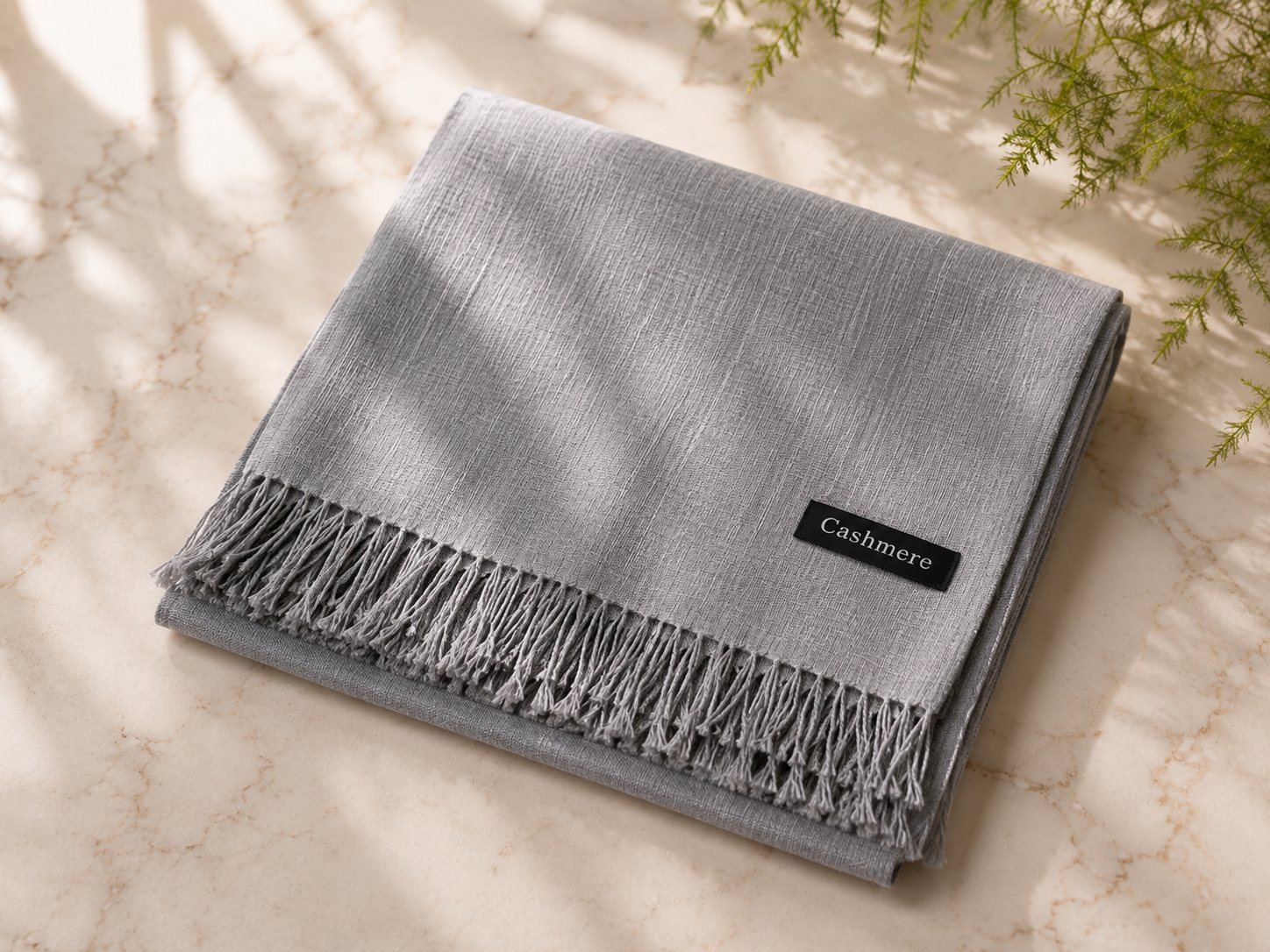 Turkish Lawn Hijab - Cool Grey | Soft Lightweight Scarf
