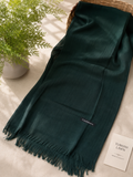 Turkish Lawn Hijab - Bottle Green | Soft Lightweight Scarf