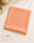 Chiffon Scarf - Peach