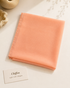 Chiffon Scarf - Peach