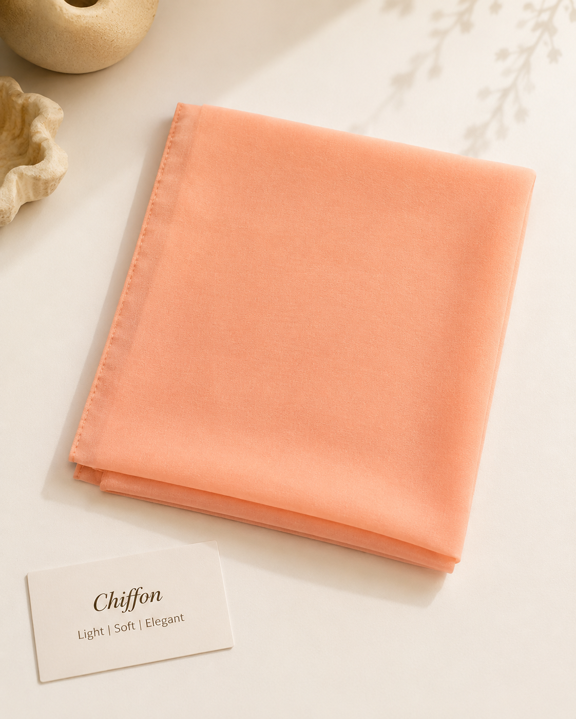 Chiffon Scarf - Peach