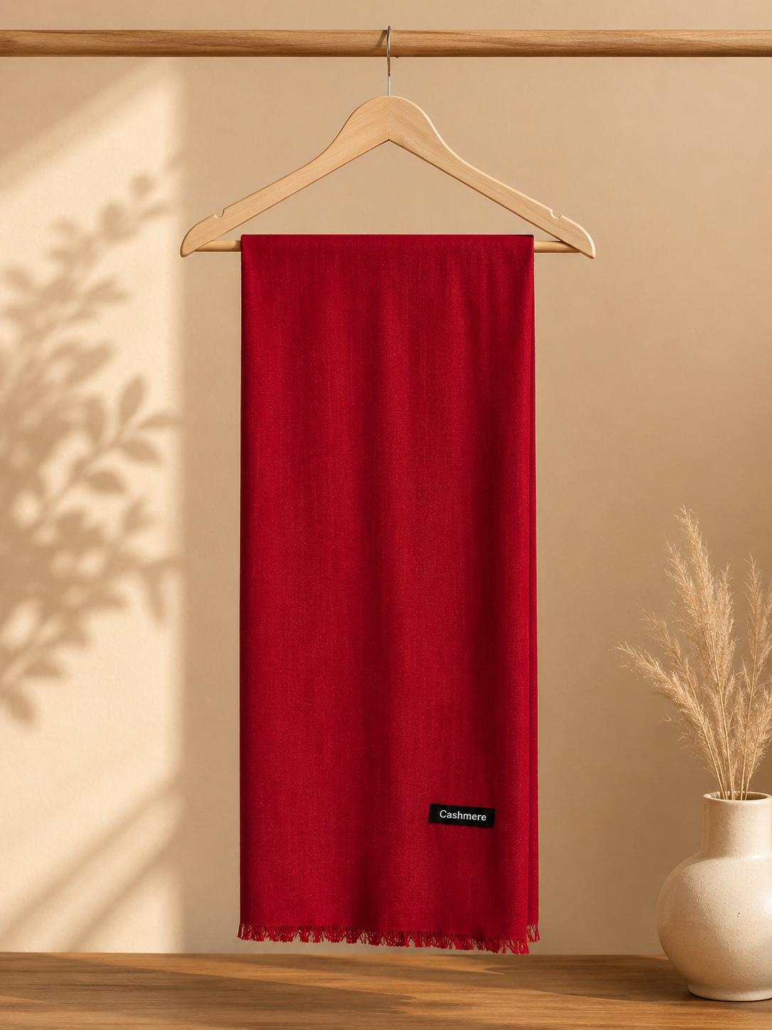 Turkish Lawn Hijab - Deep Crimson Red | Soft Lightweight Scarf