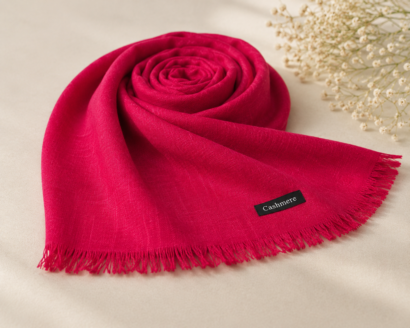 Turkish Lawn Hijab - Shocking Pink | Soft Lightweight Scarf