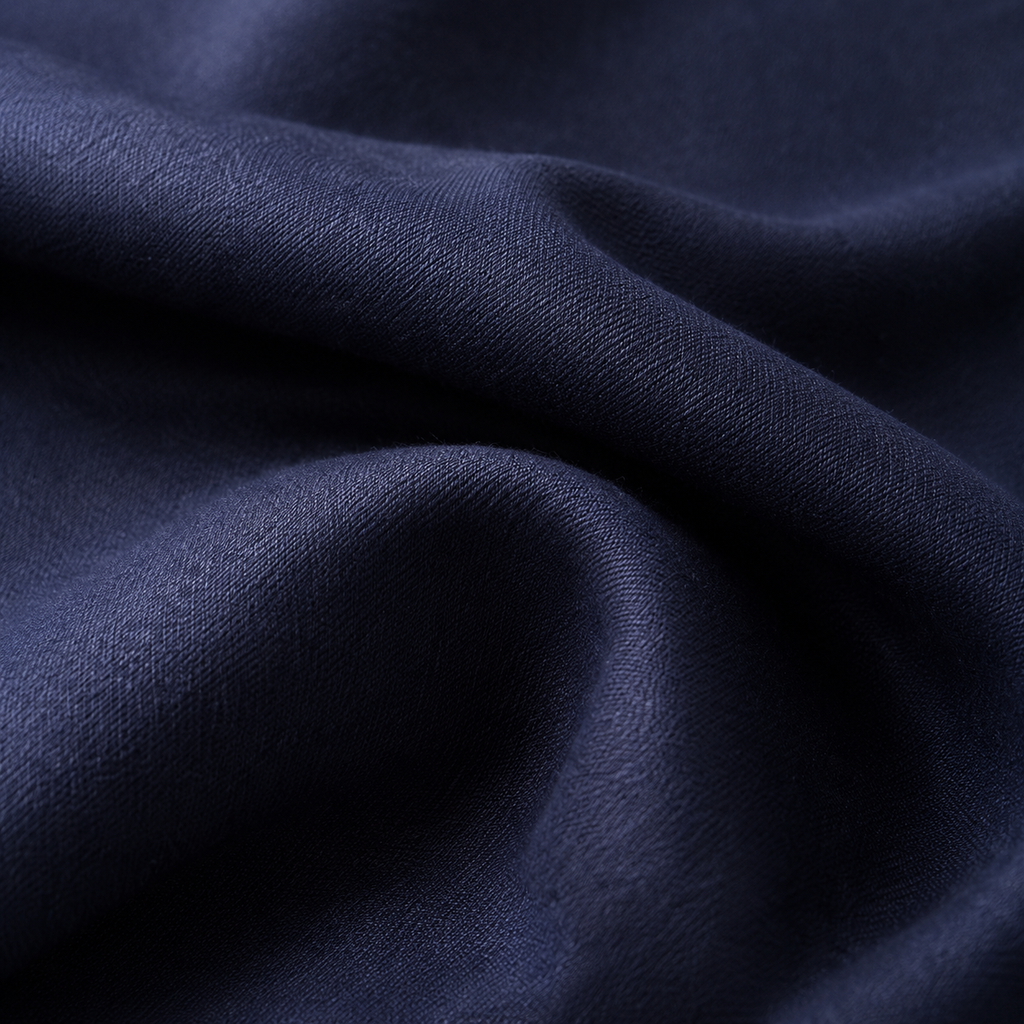 Turkish Lawn Hijab - Navy Blue | Soft Lightweight Scarf