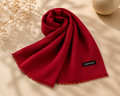 Turkish Lawn Hijab - Deep Crimson Red | Soft Lightweight Scarf