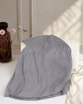 Luxe Silk Scarf - Light Grey