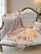 Malai Lawn printed hijab in Mauve Blush – Ciyaab