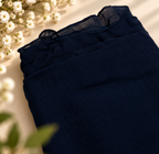 Butter Lawn Hijab Scarf – Navy Blue | Soft & Lightweight Ciyaab