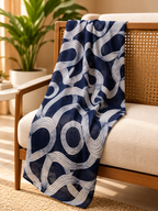 Turkish Textured Printed Lawn - Abstract Swirl Print