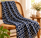 Turkish Textured Printed Lawn - Abstract Geometric Print