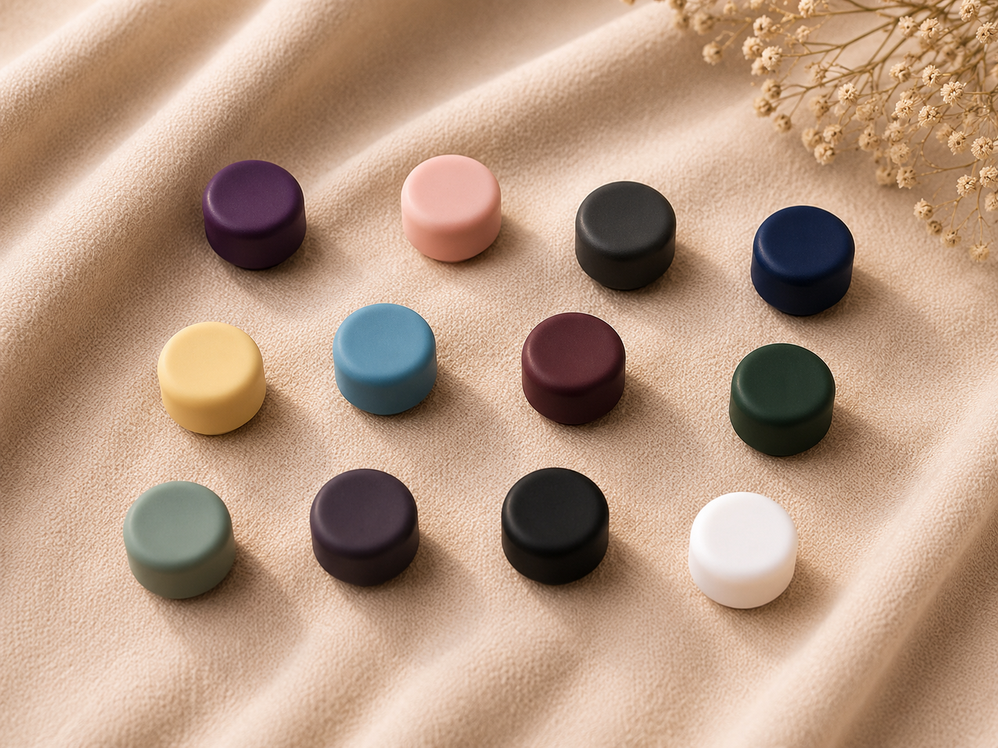 Premium Matte Hijab Magnets – No-Snag Magnetic Hijab Pins
