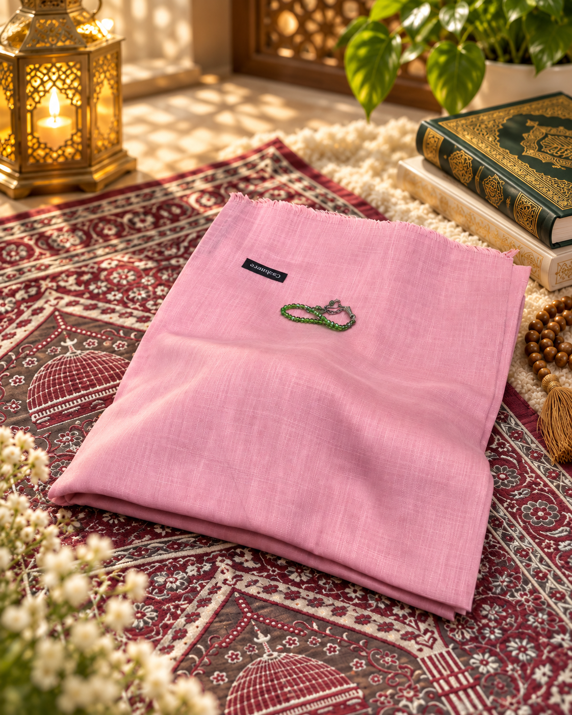 Turkish Lawn Hijab - Peach Pink | Soft Lightweight Scarf