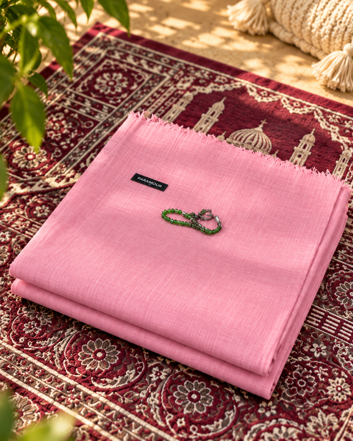 Turkish Lawn Hijab - Peach Pink | Soft Lightweight Scarf