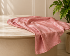 Shimmer Crinkle Silk Scarf – Peachy Pink
