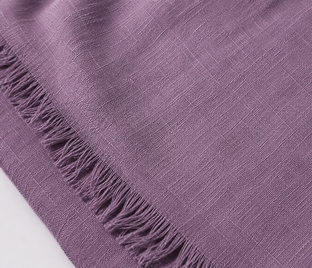Turkish Lawn Hijab - Purple | Soft Lightweight Scarf