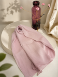 Luxe Silk Scarf - Blush Pink