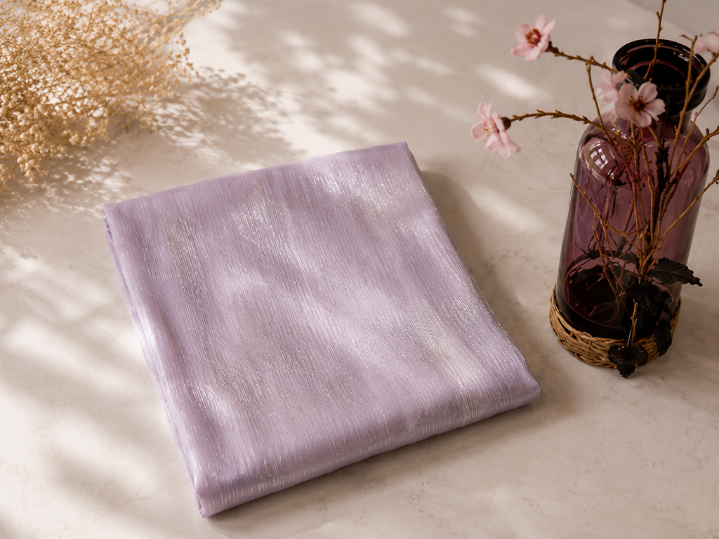Luxe Silk Scarf - Lavender