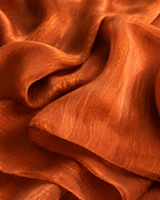 Luxe Silk Scarf - Burnt Copper