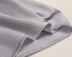 Shimmer Crinkle Silk Scarf – Silver Grey