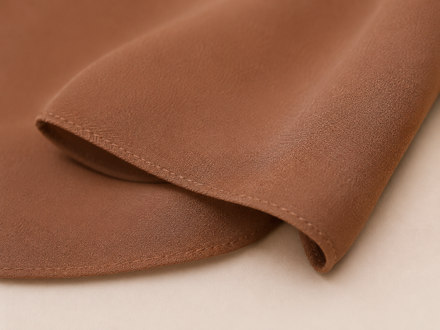 Chiffon Scarf - Light Brown