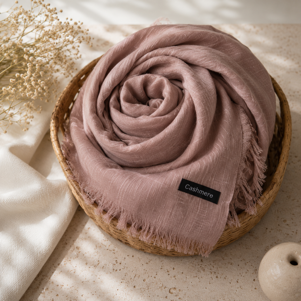 Turkish Lawn Hijab - Light Pink | Soft Lightweight Scarf