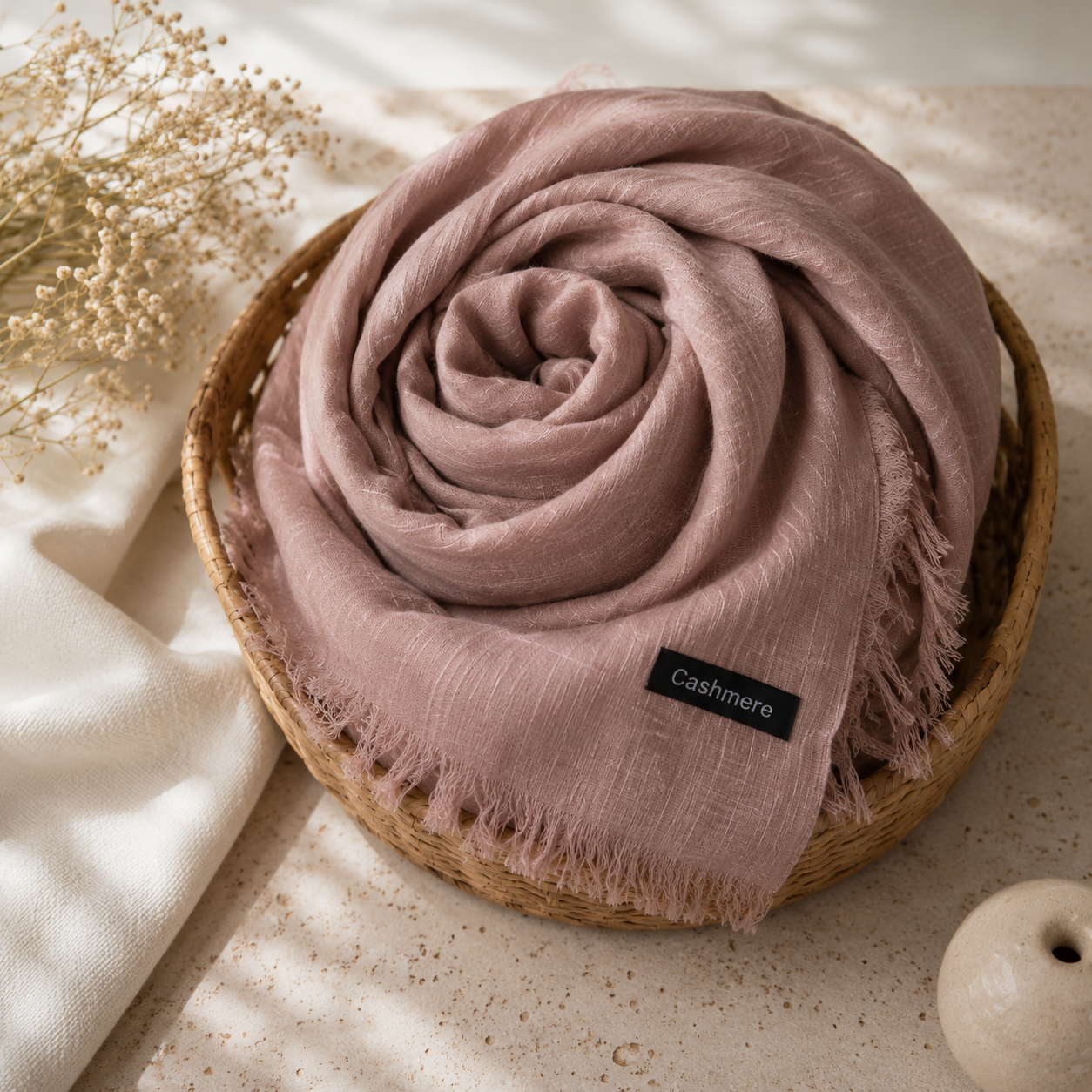 Turkish Lawn Hijab - Light Pink | Soft Lightweight Scarf