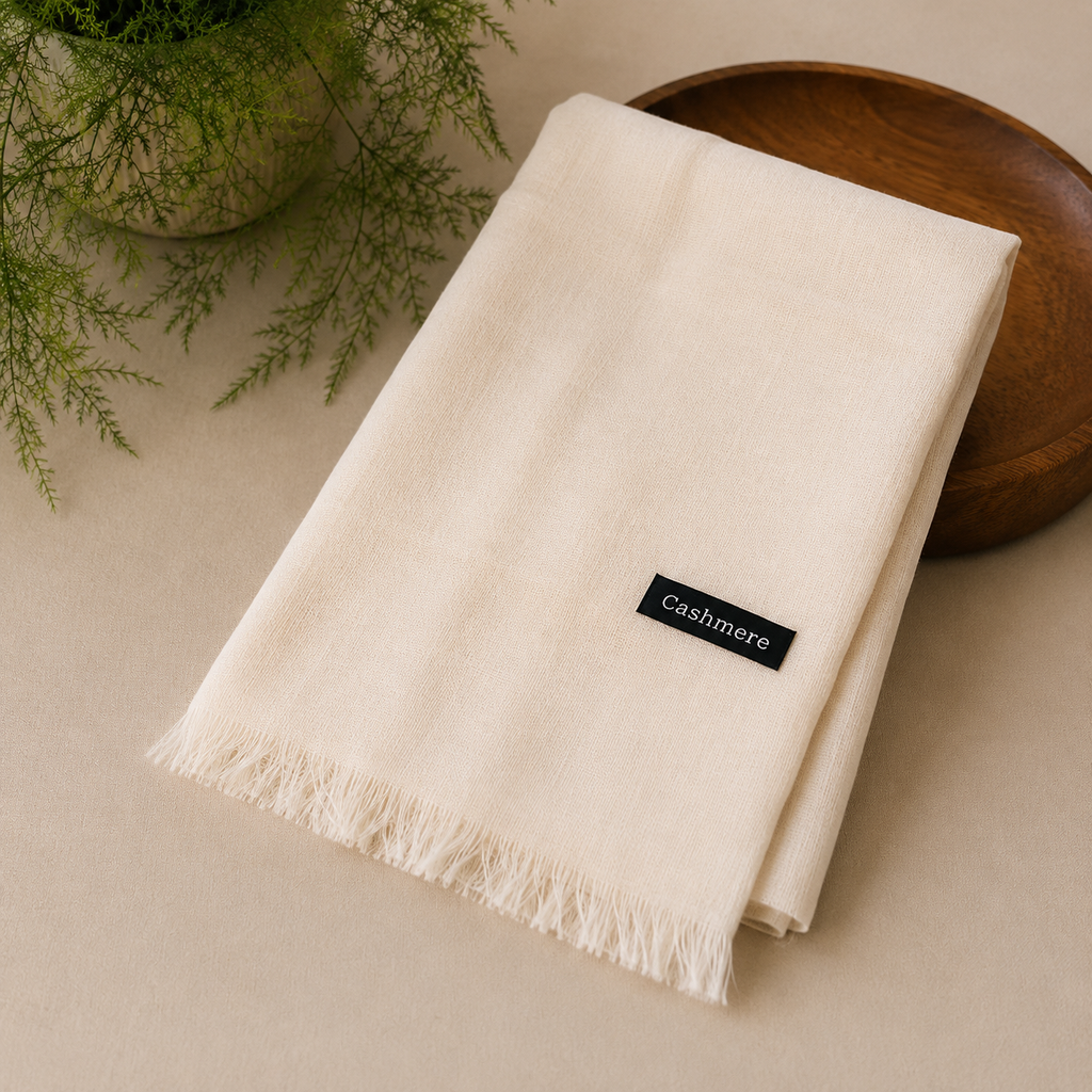 Turkish Lawn Hijab - Off-White | Soft Lightweight Scarf