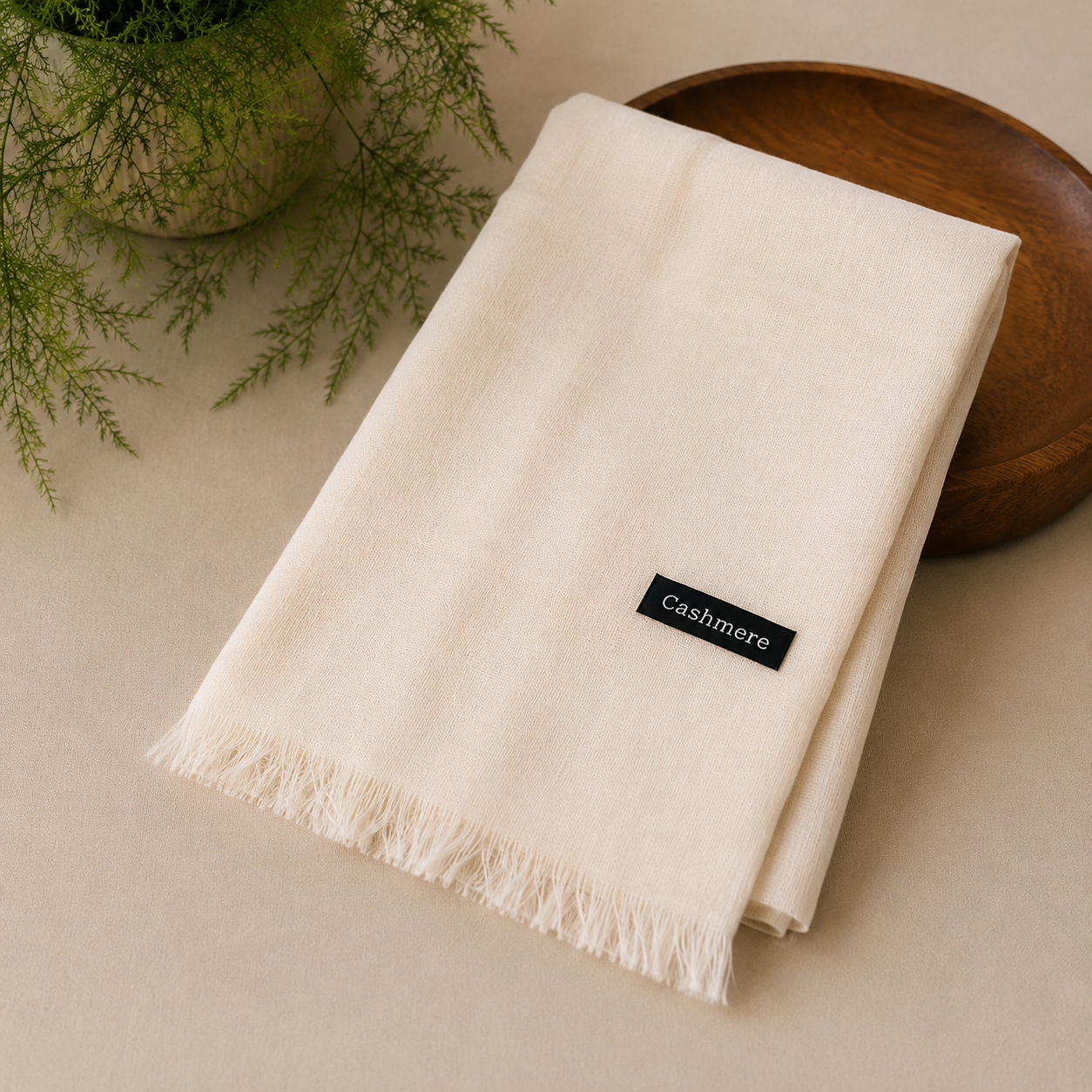 Turkish Lawn Hijab - Off-White | Soft Lightweight Scarf