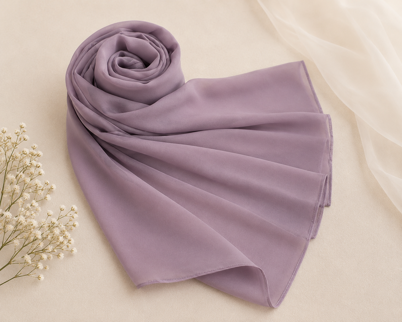 Chiffon Scarf - Lavender