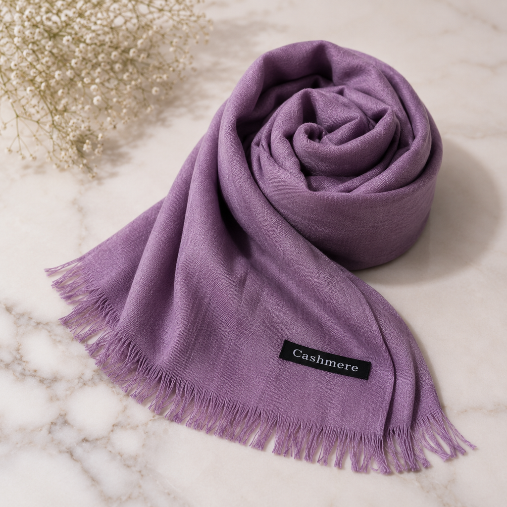 Turkish Lawn Hijab - Purple | Soft Lightweight Scarf