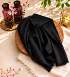 Turkish Lawn Hijab - Black | Soft Lightweight Scarf