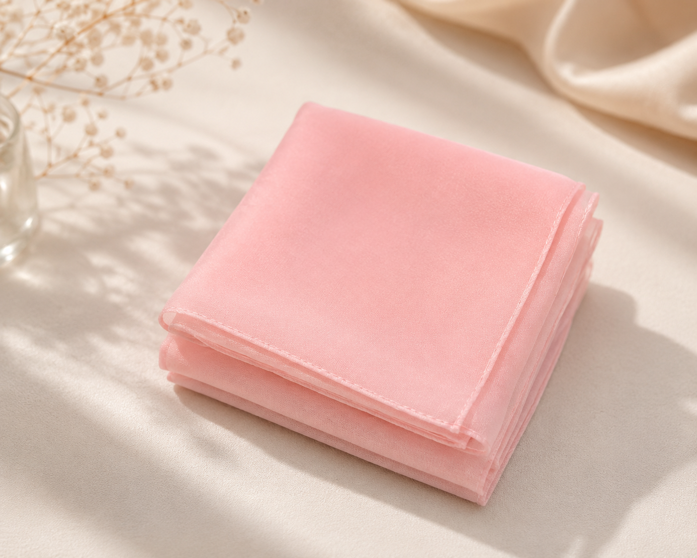Chiffon Scarf - Soft Blush Pink