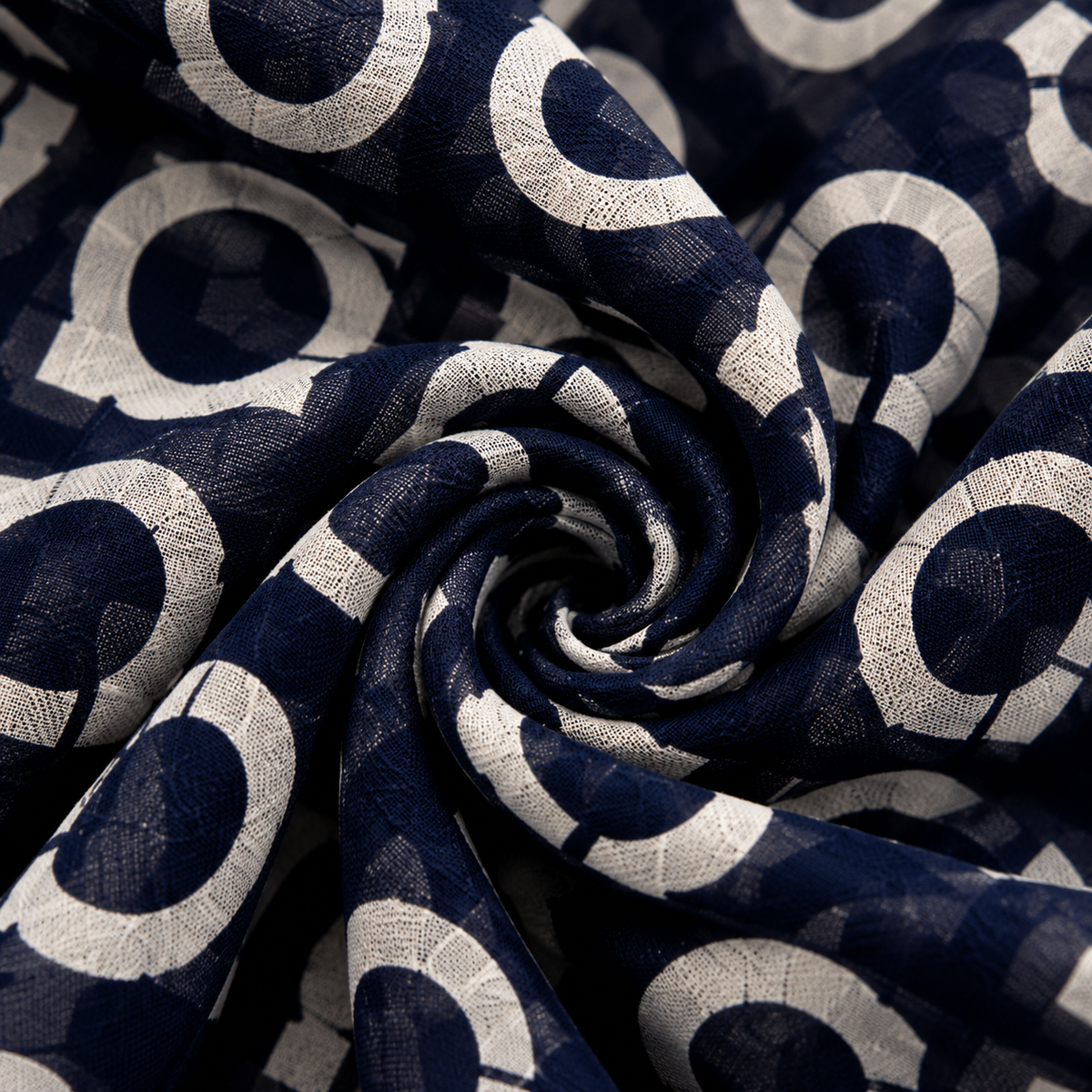 Turkish Textured Printed Lawn - Abstract Geometric Print